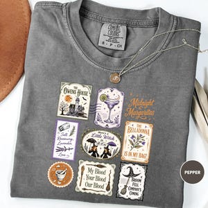 Vintage Midnight Margaritas Shirt, Practical Magic T-Shirt, Retro Halloween Film Shirt, Girls Will Be Girls Shirt, Geschenkidee für die Gruselsaison Bild 1