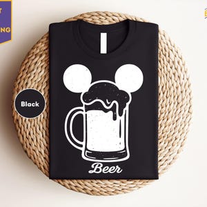 Beer Mickey Disney Shirt, Mens Disneyworld Shirt, Disneyworld Shirt, Funny Disney Shirt, Drinking At Disney Shirt
