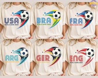 2026 North America Soccer Shirt, Football Fan Tee ,MX US CA Vintage Goal Net Graphic, Cup Soccer Lover Gift