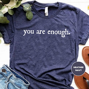 Dear Person Behind Me Two Sided Shirt, You are Enough Shirt, Back and Front Shirt, Positivity Shirt image 2