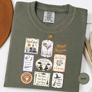 Vintage Midnight Margaritas Shirt, Practical Magic T-Shirt, Retro Halloween Film Shirt, Girls Will Be Girls Shirt, Geschenkidee für die Gruselsaison Bild 8