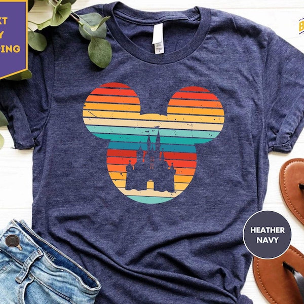 Sunset Mickey Shirt, Magic Kingdom Shirt, Matching Family Travel Shirt, Disneyland, Disneyworld, Minnie Mouse Tees