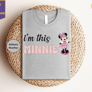I’m This Minnie Birthday Shirt, Disney Birthday Party,  Birthday Gift, Disneyland Birthday Trip, Birthday Princess