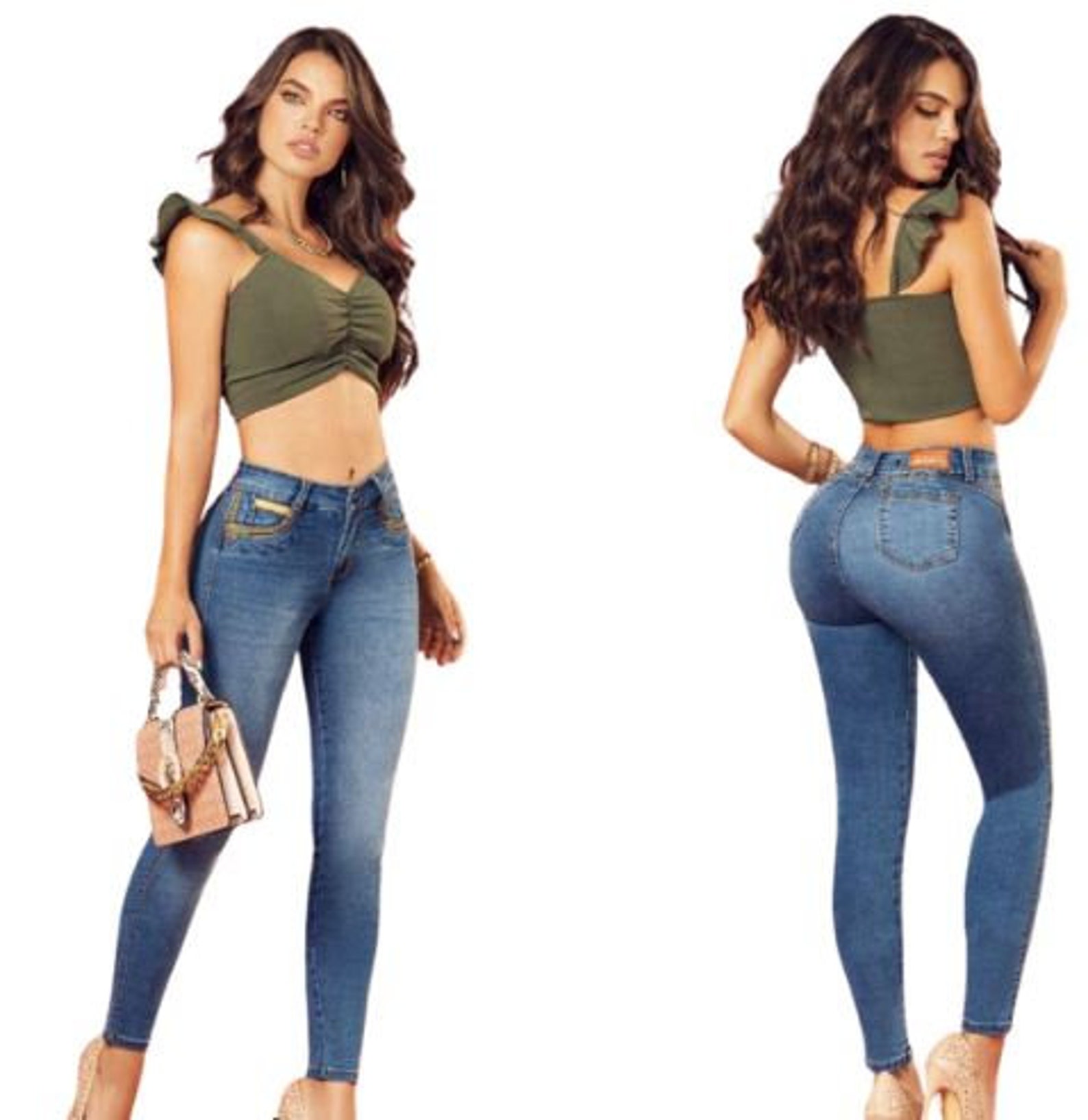 W332 100% Authentic Colombian Jeans (Mid Rise, Rigid, Straight Leg) main image 0