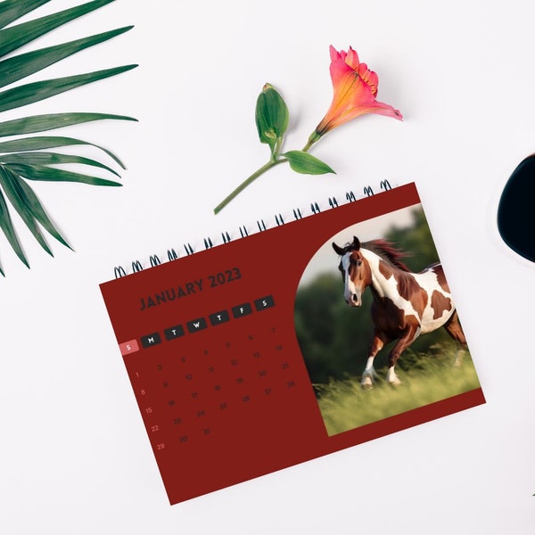Horses 2023 Calendar Etsy