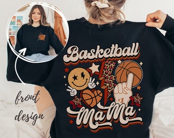 Basketball Mom Shirt, Basketball Mama Game Day Sweatshirts, Basketball Mom Sweatshirts, Basketball Mom Crewneck, Game Day Basketball Mom