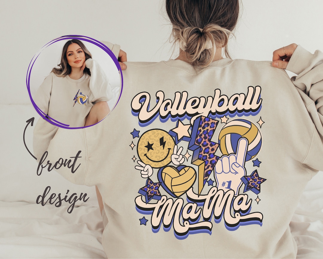 Volleyball Mom Shirt, Volleyball Mama Game Day Sweatshirts, Volleyball