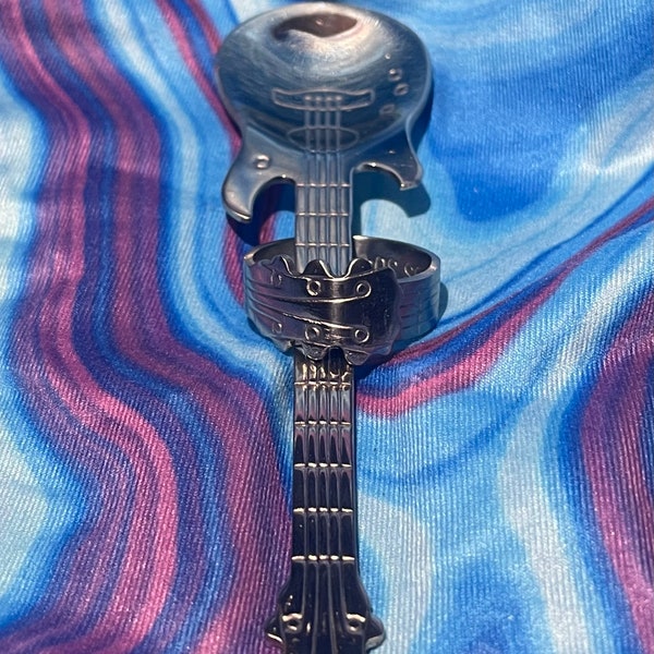 Guitar Spoon Ring