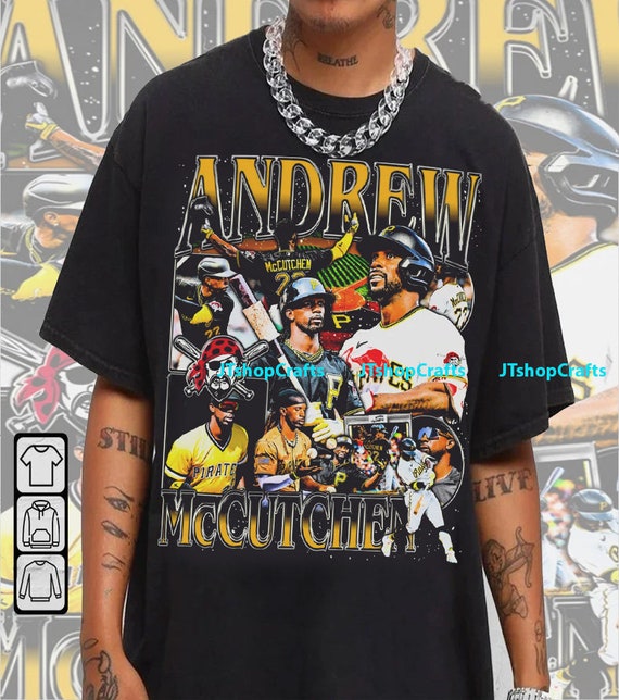 JTshopCrafts Vintage 90s Graphic Style Andrew McCutchen T-Shirt, Andrew McCutchen Tee, Retro Andrew McCutchen T-Shirt, Baseball T-Shirt, Sport T-Shirt
