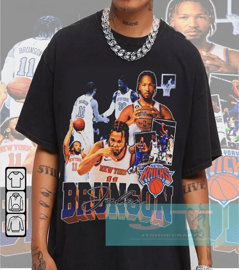 Men's Mitchell & Ness Slam Magazine John Starks Cover Graphic T-Shirt