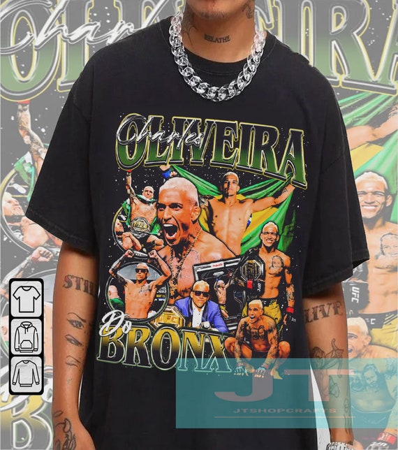 Vintage 90s Graphic Style Charles Oliveira T-shirt Charles - Etsy