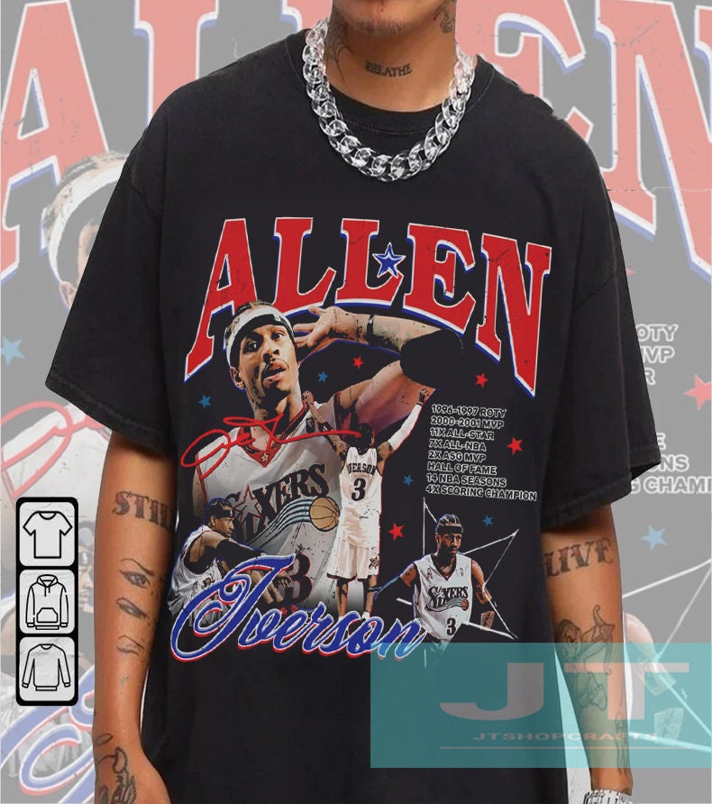 Allen Iverson Trikots, Allen Iverson Hemden, Basketball Bekleidung, Allen  Iverson Ausrüstung