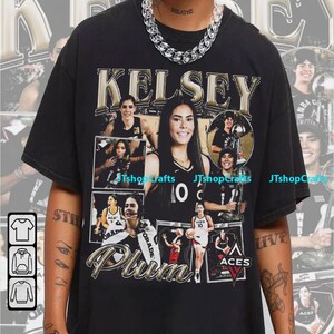 Camisolas Kelsey Plum feminino, camisa de basquetebol, camisa de jogador,  vintage, T estilo anos 90, campeão Wnba, 2022 - AliExpress