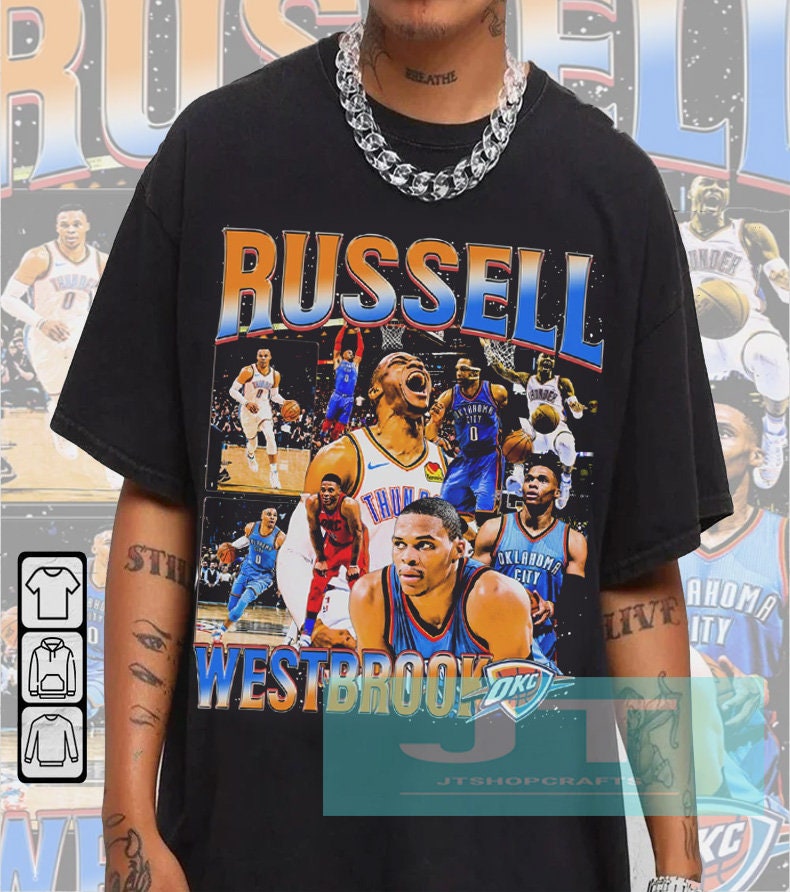 Russell Westbrook Oklahoma City NBA T-shirt – RetroStar Vintage