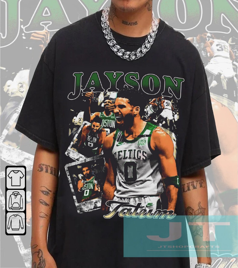BeantownTshirts Jayson Tatum The Future Distressed Boston Basketball Fan T Shirt Tanktop / Sport Grey / X-Large