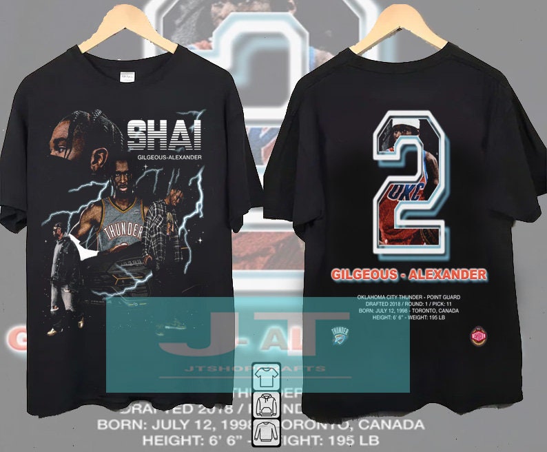 Shai Gilgeous NBA Vintage Graphic Basketball Player Unisex T-Shirt - Teeruto