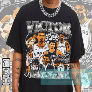 Victor Wembanyama San Antonio Spurs team basketball retro 90s