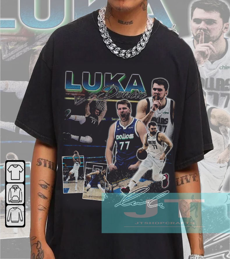 Luka Doncic Basketball T-Shirt Cotton TShirt NO.77 Doncic TShirts