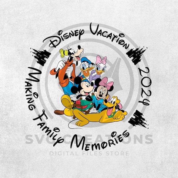 2024 Best Day Family Vacation SVG, Vacay Castle, Family Trip Mickey Minnie World, Trip 2024, 100th Years Vacation,2024 New Year Vacation SVG