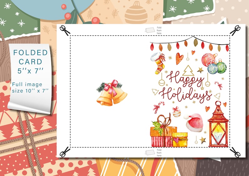 Christmas Card, Merry Christmas Card 2024, Beautiful Printable