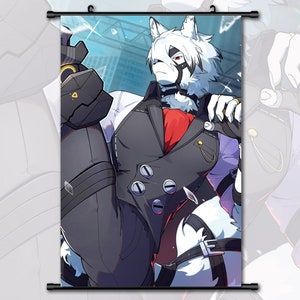 Anime Scroll Painting Zenless Zone Zero ZZZ By Lycaon Wall Art Hanging Poster Home Decor
