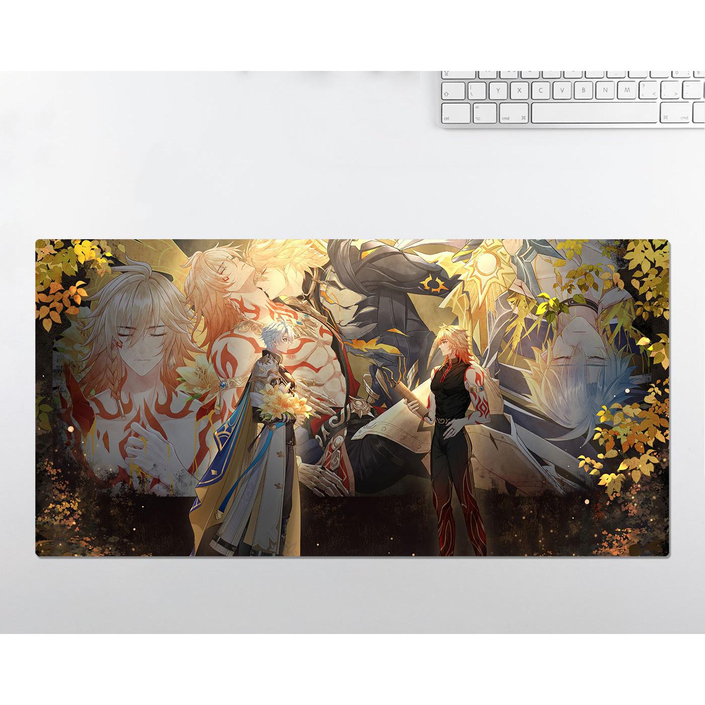 アニメRGB LED大型マウスパッド、Honkai Star Rail Mydei Phainon 