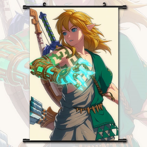 Zelda Wall Scroll Etsy