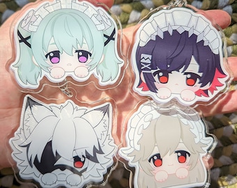 Zenless Zone Zero ZZZ Acrylic Keychain Figure Charms By Lycaon Ellen Joe Corin Wickes Alexandrina Sebastiane