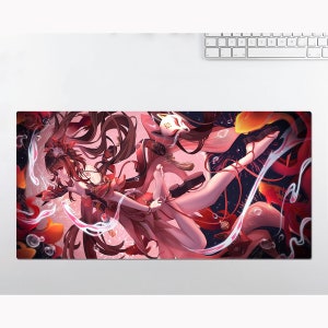 Tappetino per mouse grande LED RGB Anime, Honkai Star Rail Sparkle, tappetino da scrivania, tappetini per mouse, tappetino per tastiera da gioco, regalo