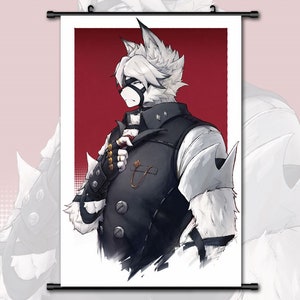 Anime Scroll Painting Zenless Zone Zero ZZZ By Lycaon Wall Art Hanging Poster Home Decor
