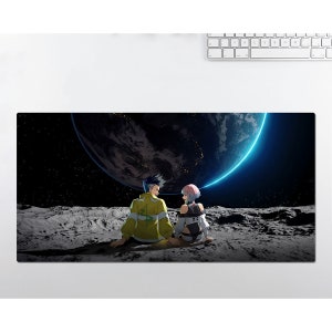 Anime RGB LED Large Mouse Pad, Cyberpunk Edgerunners Lucy, Desk Mat, Mousepads, Gaming Mousepad Keyboard Pad, Gift