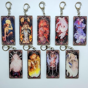Baldur&#39;s Gate 3 Acrylic Keychain Figure Charms