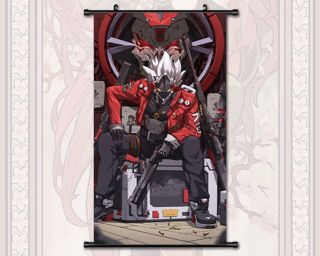 Anime Scroll Painting Zenless Zone Zero ZZZ Billy Kid Wall