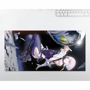 Anime RGB LED Large Mouse Pad, Cyberpunk Edgerunners Lucy, Desk Mat, Mousepads ,Gaming Mousepad Keyboard Pad , Gift