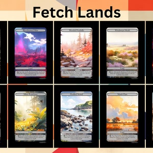 30 Lands ABUR dual/ Shock/ Fetch lands Bonus EDH Proxy Foil and Non-Foil Available image 3