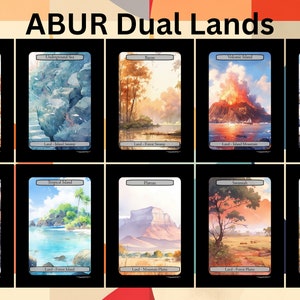 30 Lands ABUR dual/ Shock/ Fetch lands Bonus EDH Proxy Foil and Non-Foil Available image 2