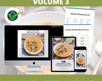 Vegan Recipes Meals Planners - Volume 3