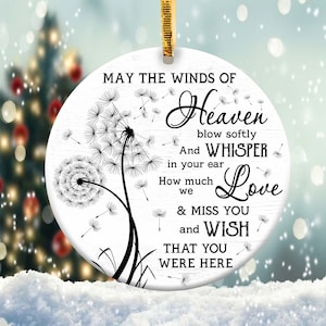 天国の風の記憶オーナメント PNG、丸いクリスマスオーナメント、PNG インスタントダウンロード、クリスマスオーナメント昇華デザインのダウンロード