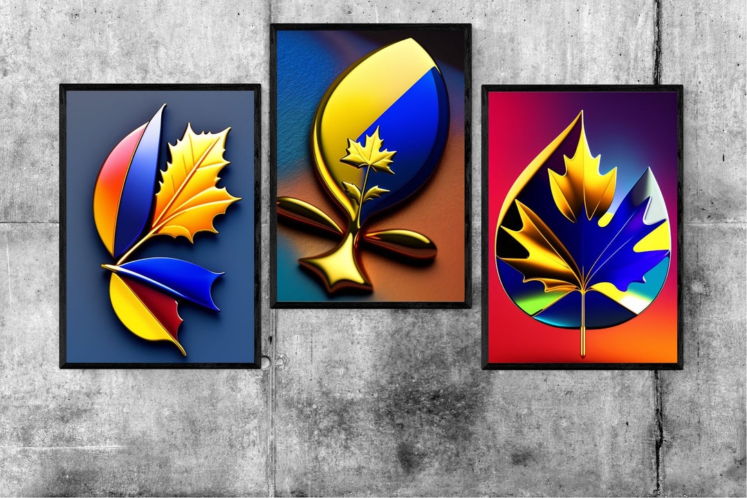 Modern Artist Logo Digital Wall Art Collection Etsy