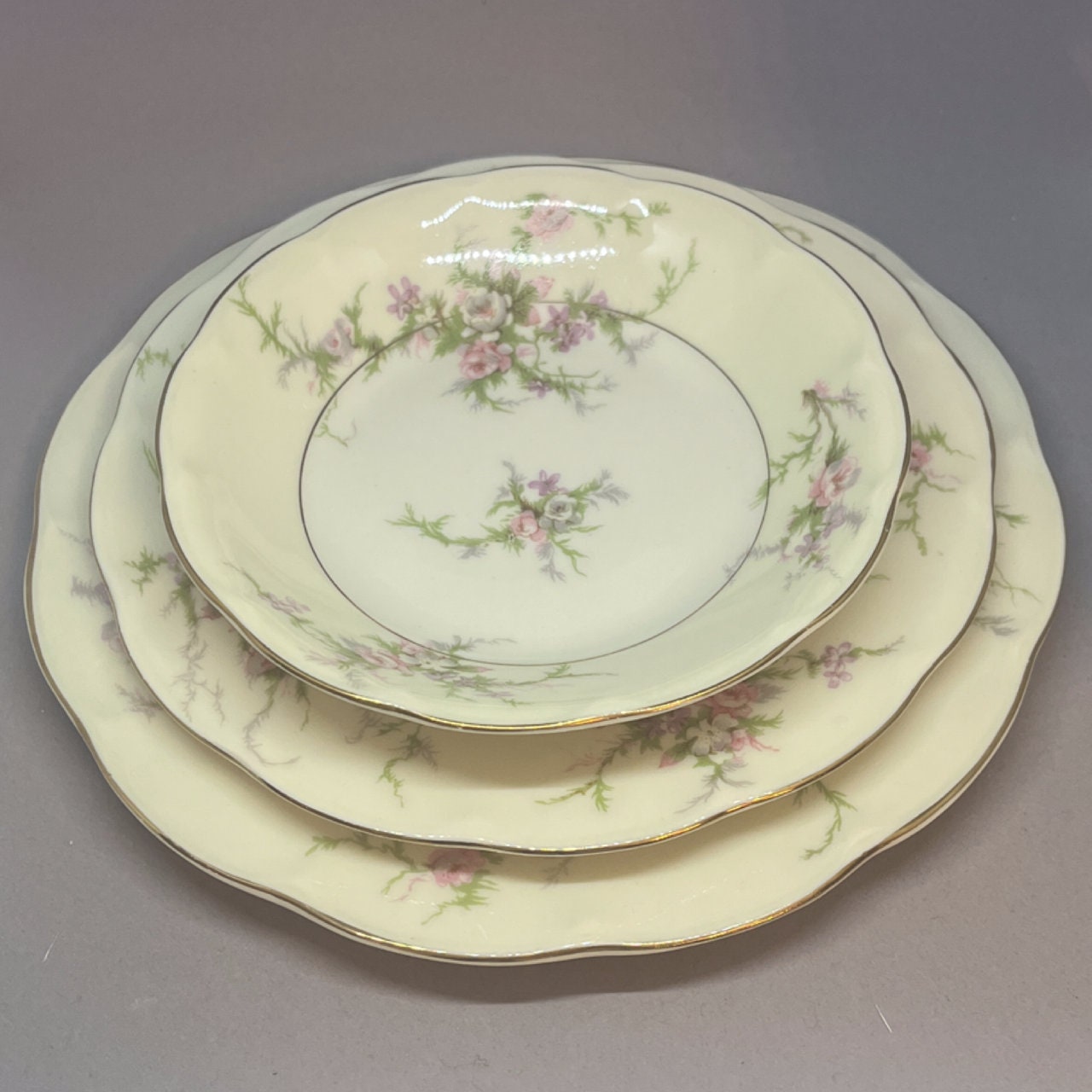 VINTAGE 95 Piece Haviland ROSALINDE new York China Set Platter, Dinner