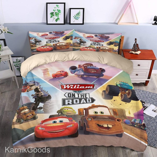 Lightning Mcqueen Bedding - Etsy