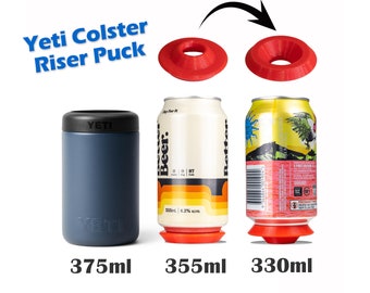 Yeti Colster Can Cooler Riser Extender Puck 330ml & 355ml - Dual Sided