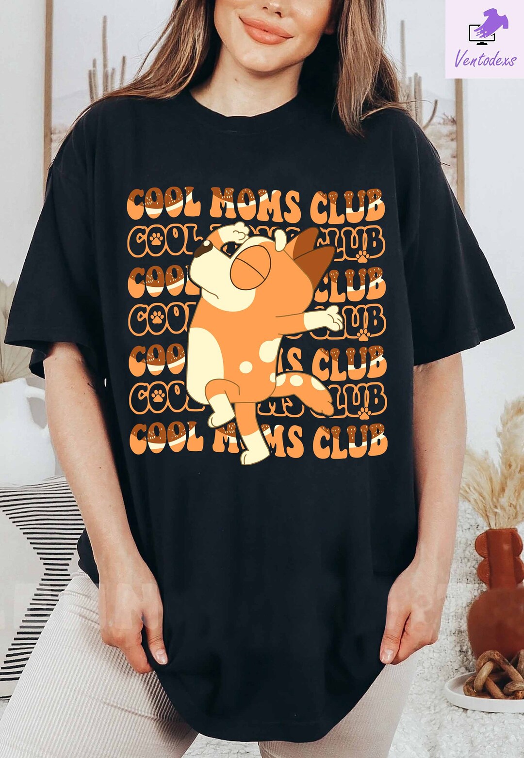 Bluey Chilli Heeler Mum Comfort Colors® Shirt Chilli Cool Etsy