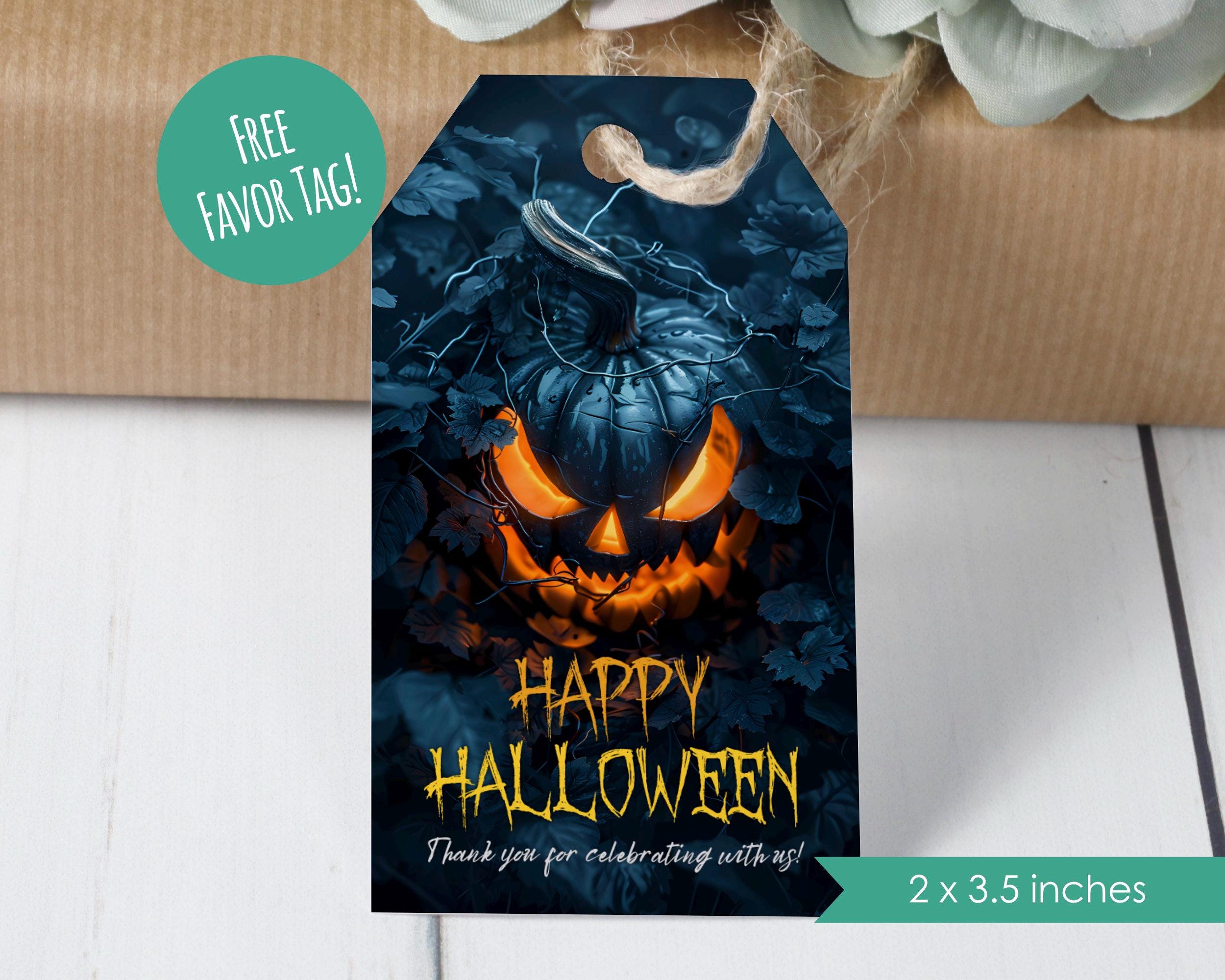 Editable Jack O Lantern Invitation, Halloween Costume Party Invite ...
