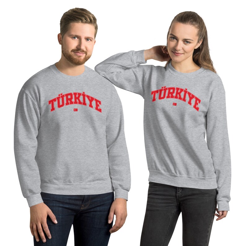 Unisex Turkey Turkiye Sweatshirt | Turkiye yazi
