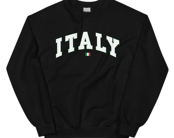 Italian-Inspired Sweatshirt: Flaunt Your Love for Italy with our Stylish Apparel