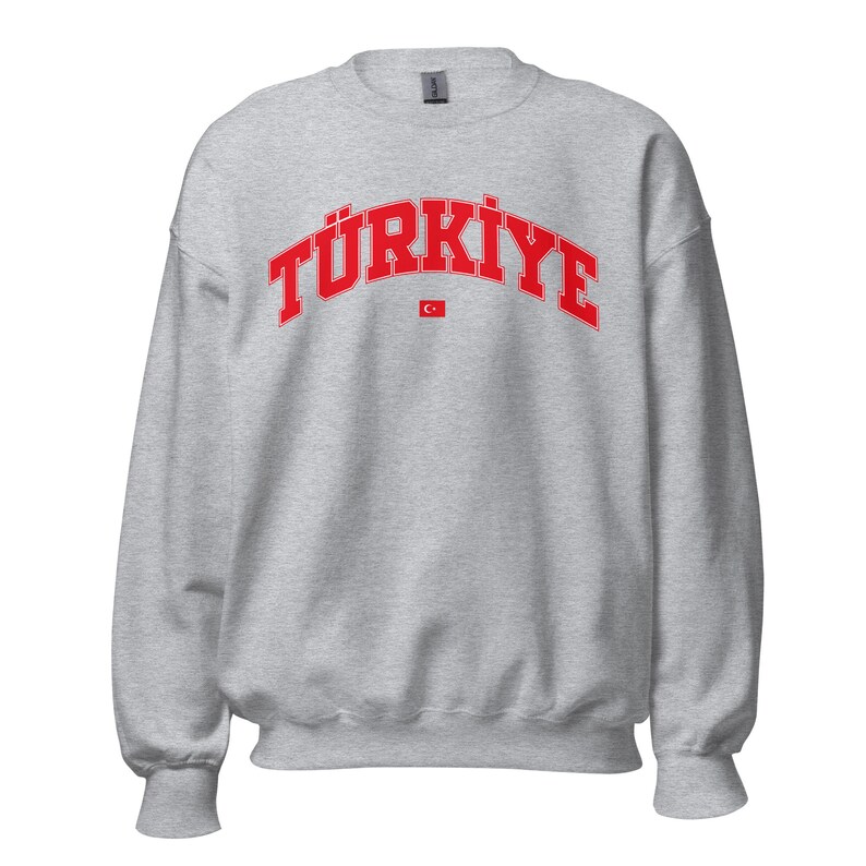 Unisex Turkey Turkiye Sweatshirt | Turkiye yazi