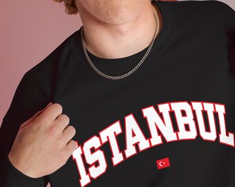 Istanbul text Unisex Sweatshirt | Istanbul yazi