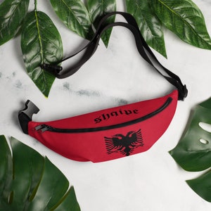 Fanny Pack / Bolsa inspirada en la bandera albanesa
