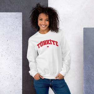 Unisex Turkey Turkiye Sweatshirt | Turkiye yazi